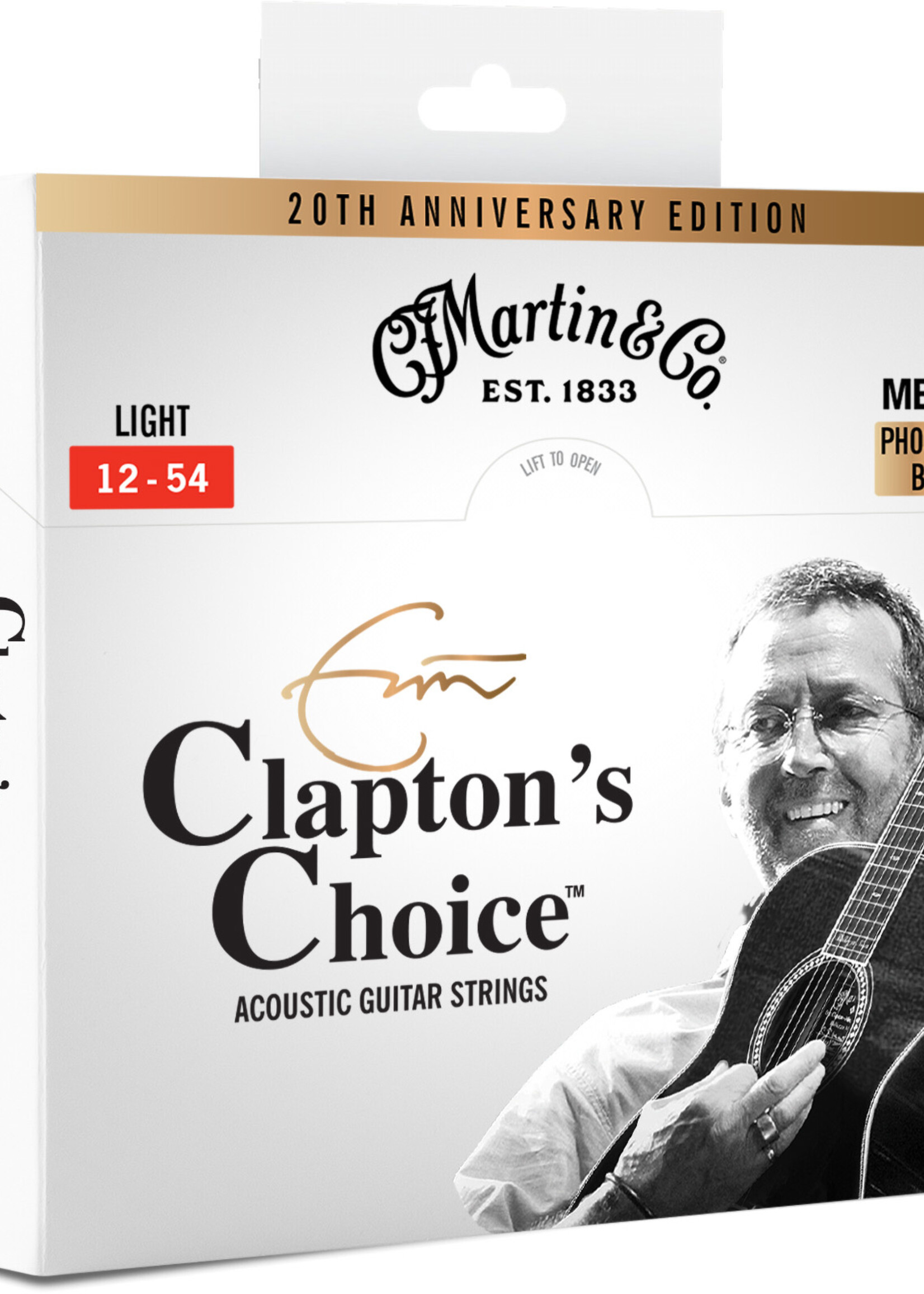 C.F MARTIN & CO Martin MEC12 Eric Clapton Signature Light - 92/8 Phosphor Bronze