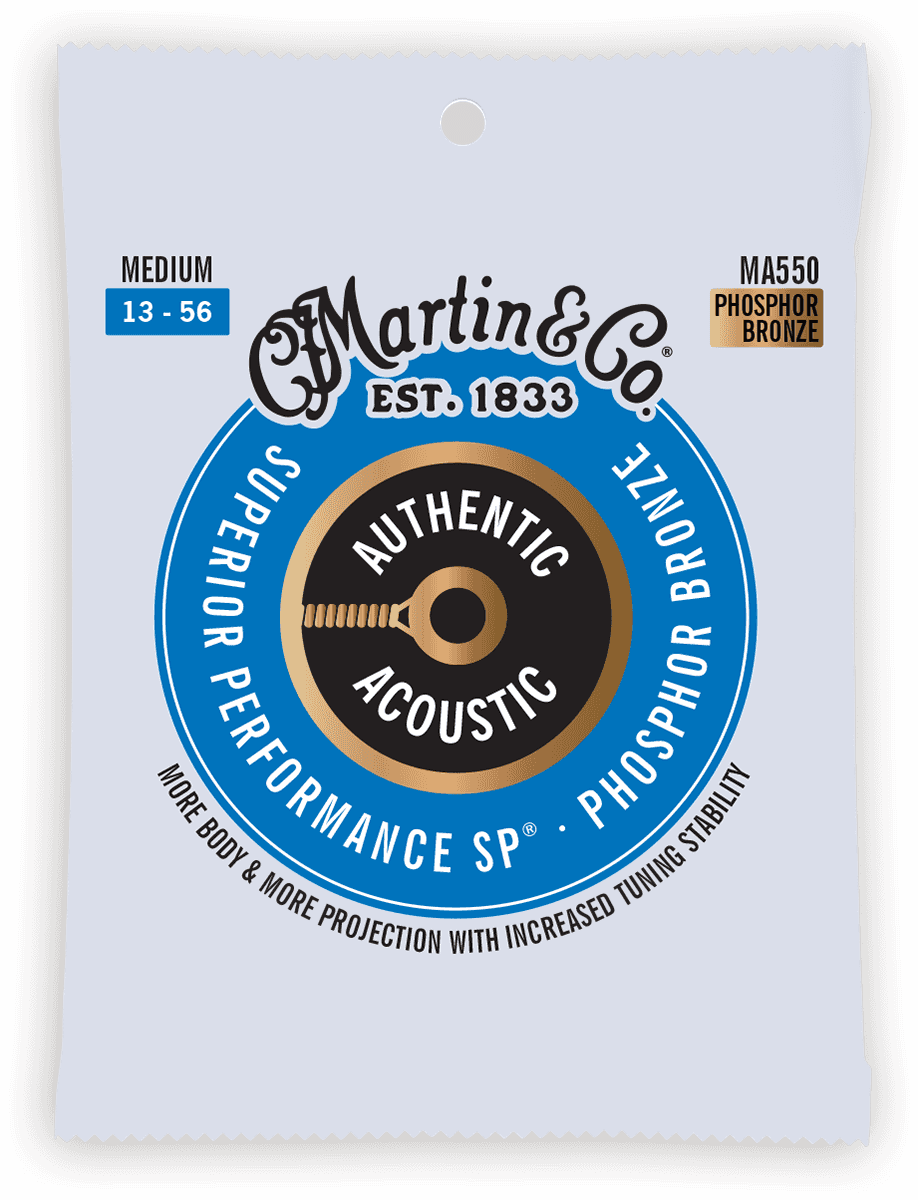 Martin MA550 Authentic Medium - 92/8 Phosphor Bronze
