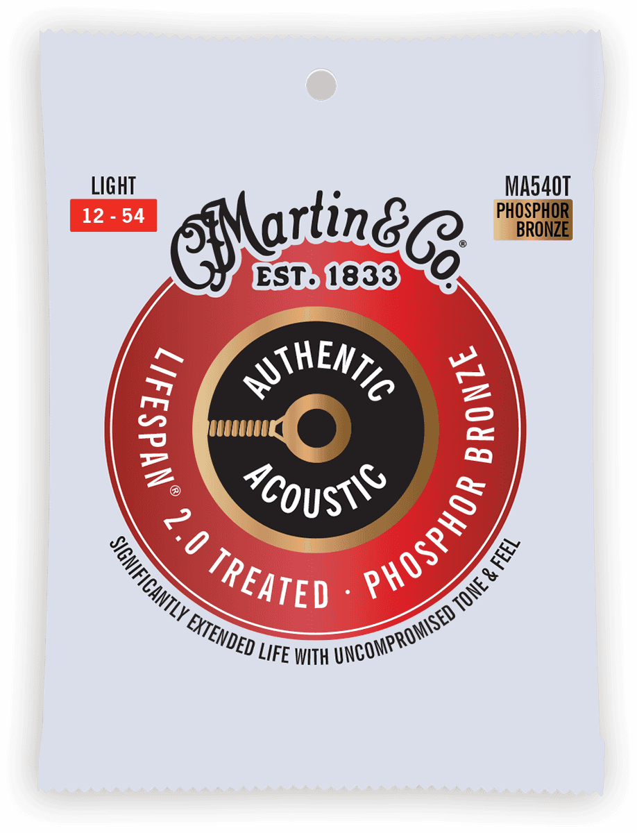 Martin MA540T Authentic Treated Light - 92/8 Phosphor Bronze