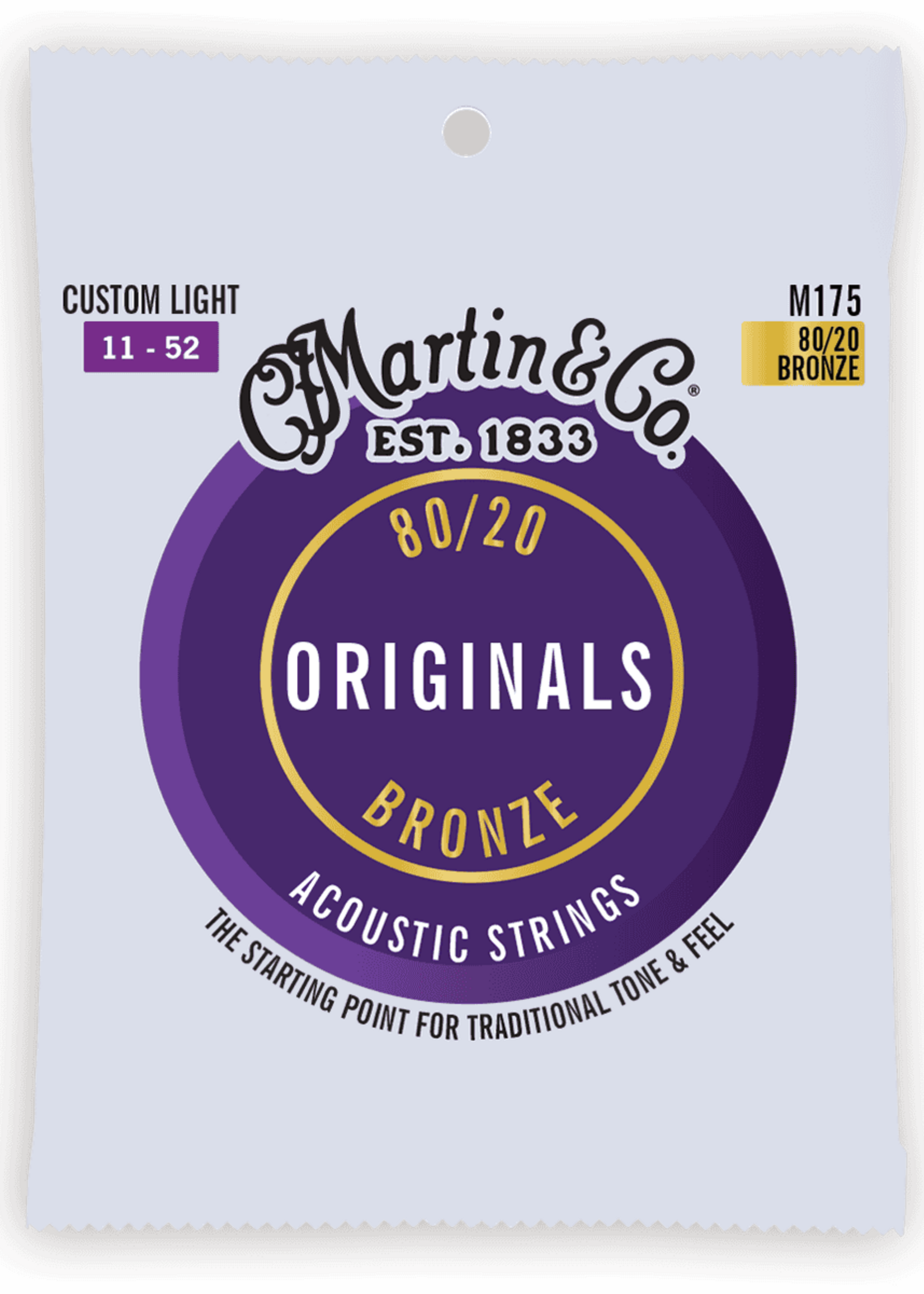 C.F MARTIN & CO Martin M175 Originals Custom Light - 80/20 Bronze