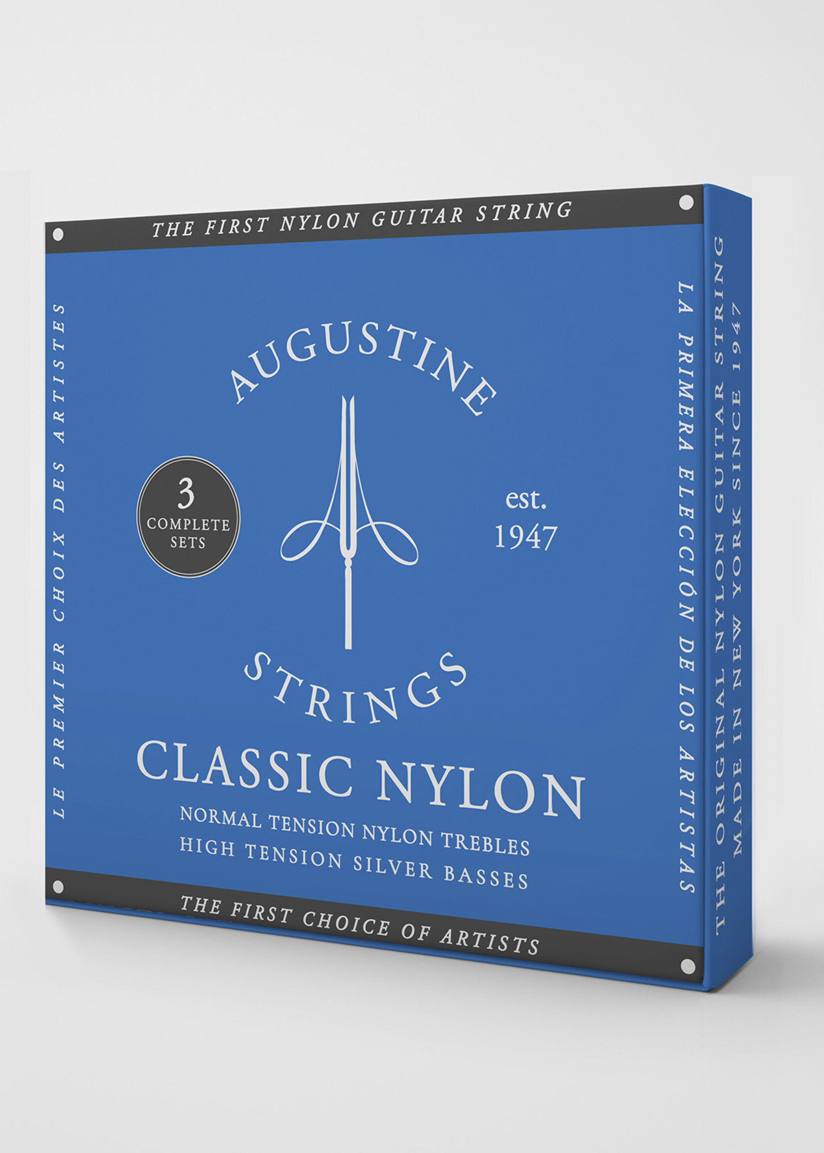 Augustine Augustine Classic Bleu AU BLEU Snaren voor Klassieke Gitaar (High Tension)