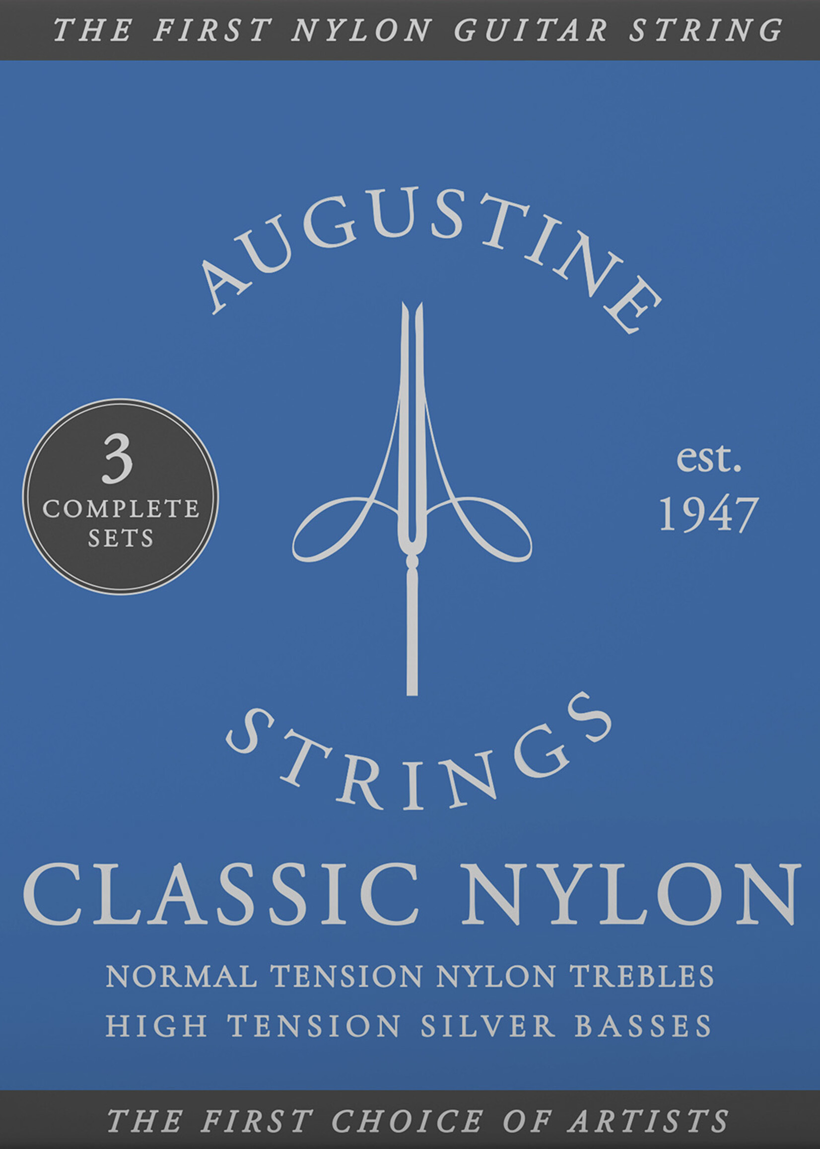 Augustine Augustine Classic Bleu AU BLEU Snaren voor Klassieke Gitaar (High Tension)