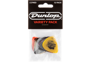 Dunlop Light/Medium Variety Pack Plectrum (12 stuks)
