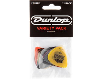 Dunlop Light/Medium Variety Pack Plectrum (12 stuks)