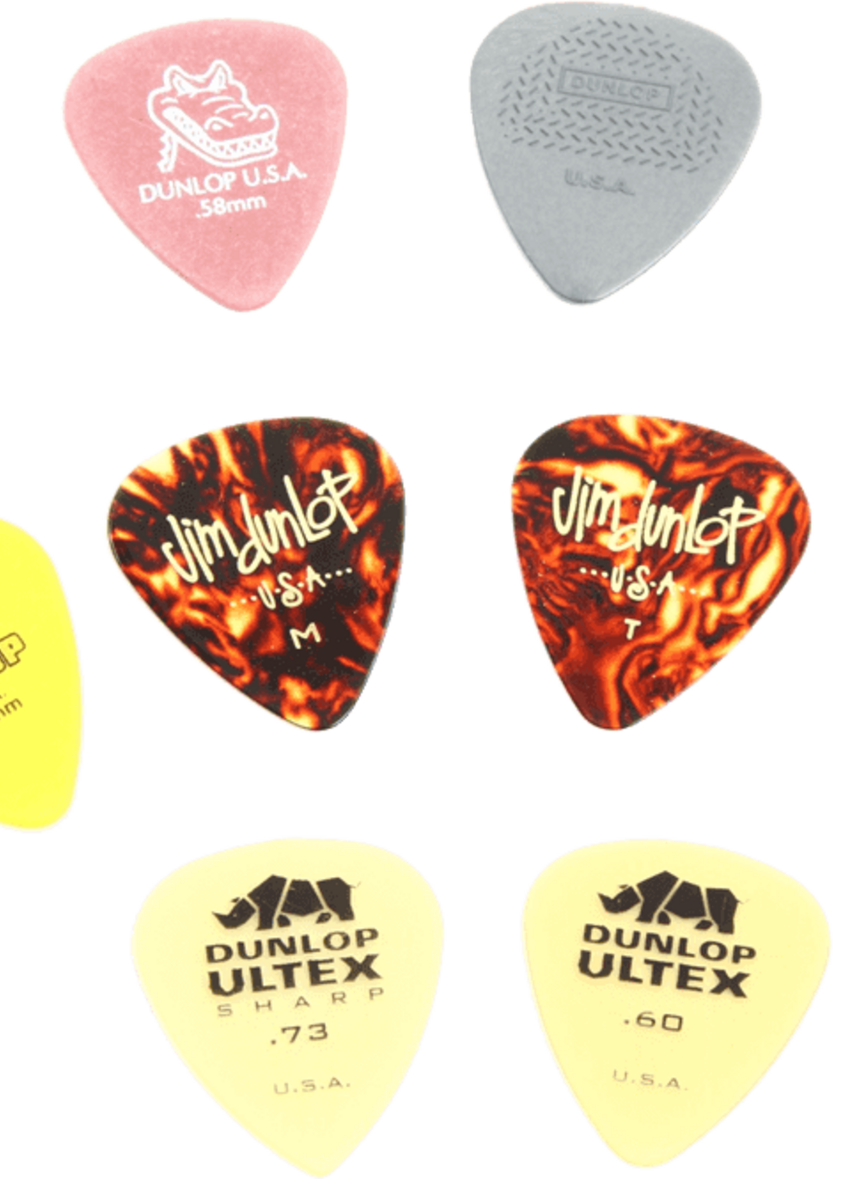 Dunlop Dunlop PVP101 Plectrum Variety Pack Light/Medium (12 stuks)