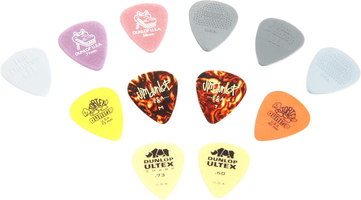 Dunlop PVP101 Plectrum Variety Pack Light/Medium (12 stuks)