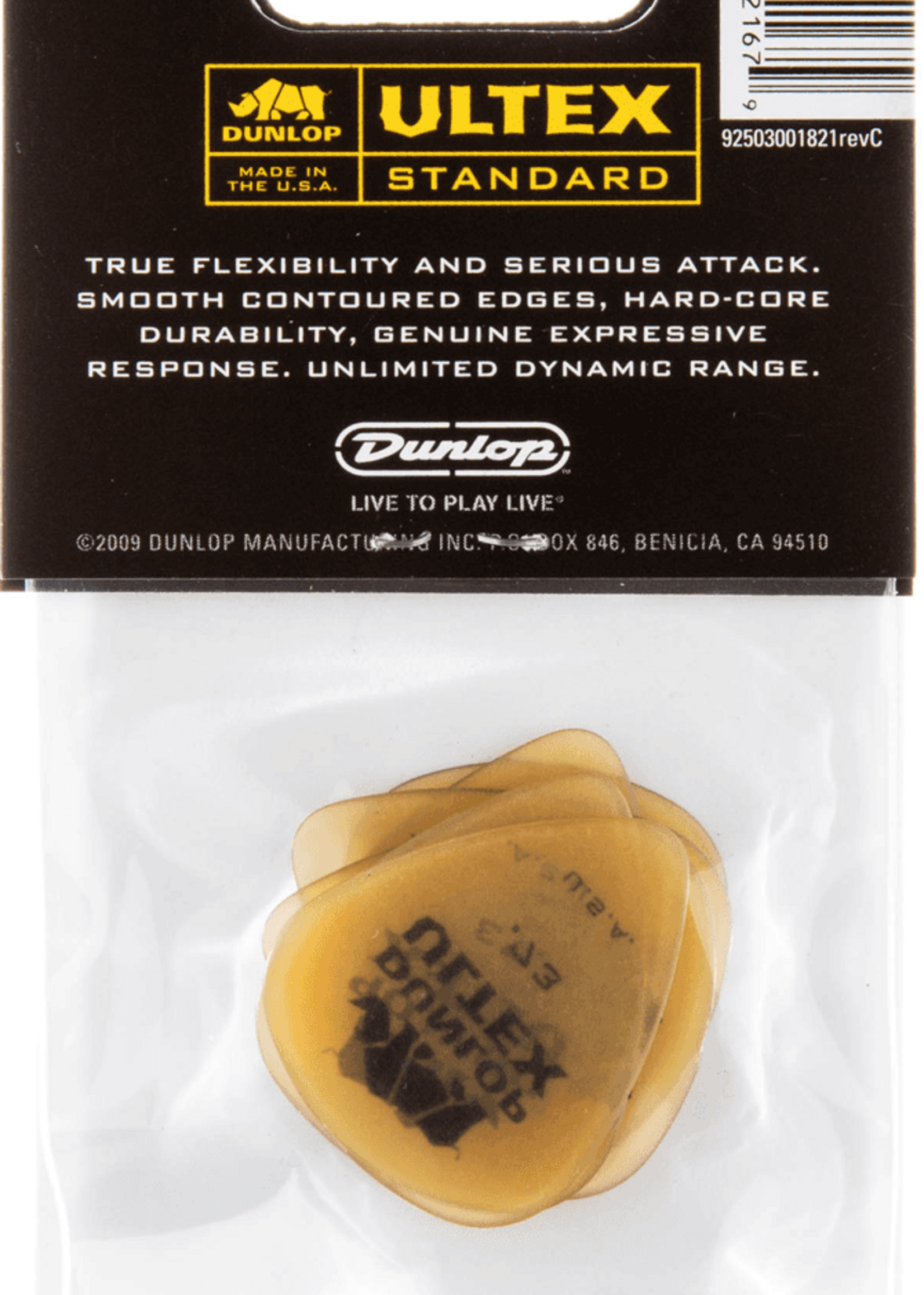 Dunlop Dunlop 427P073 Ultex Sharp Player's Pack Plectrum 0.73 mm (6 stuks)