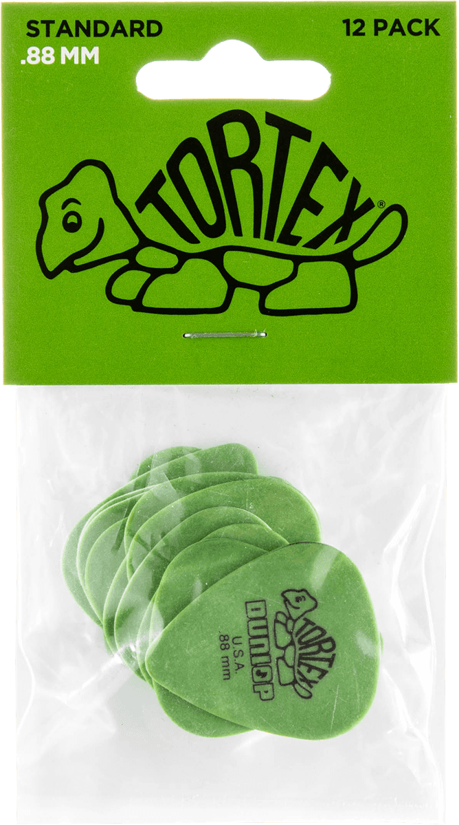 Dunlop 418P088 Tortex Standard Player's Pack Plectrum 0.88 mm (12 stuks)