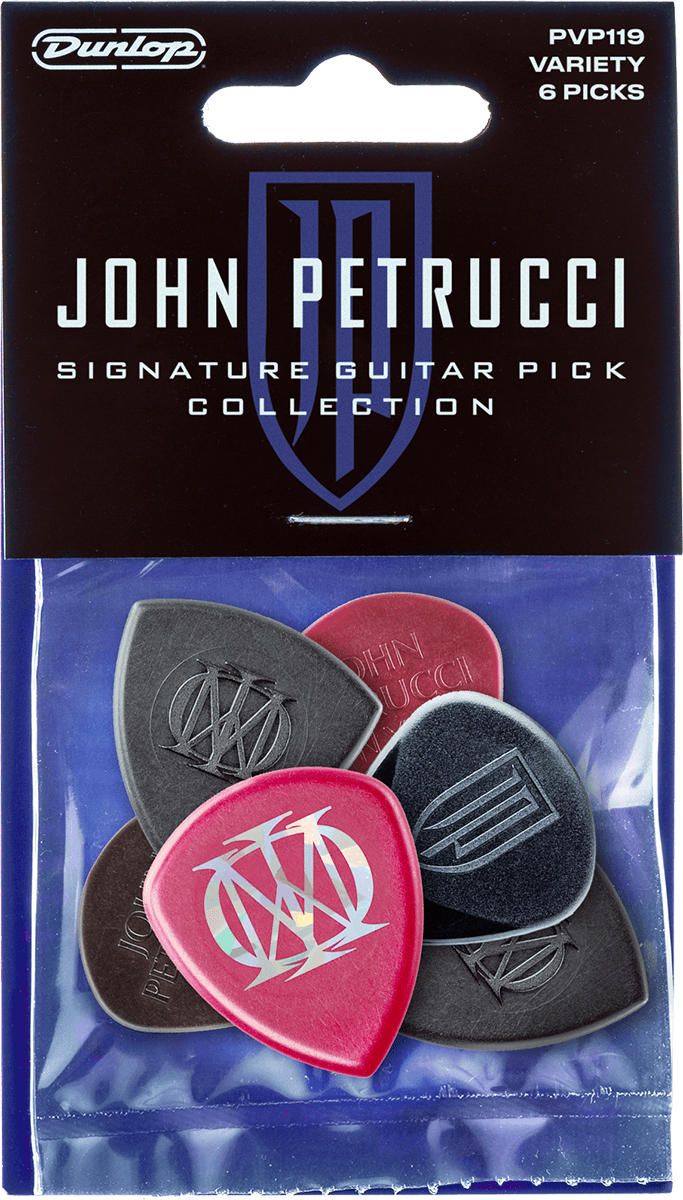 Dunlop PVP102 John Petrucci Signature Variety Pack Plectrum (6 stuks)