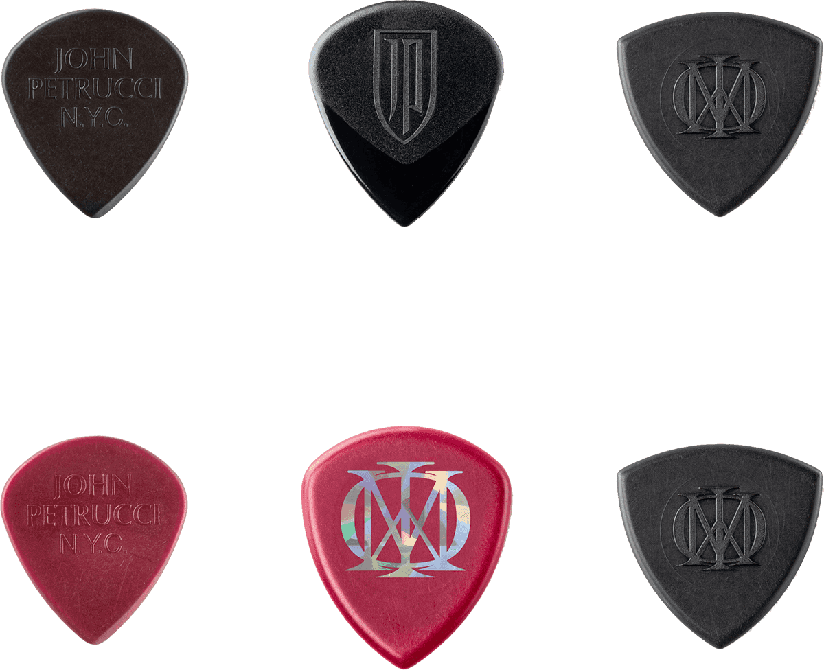 Dunlop PVP102 John Petrucci Signature Variety Pack Plectrum (6 stuks)