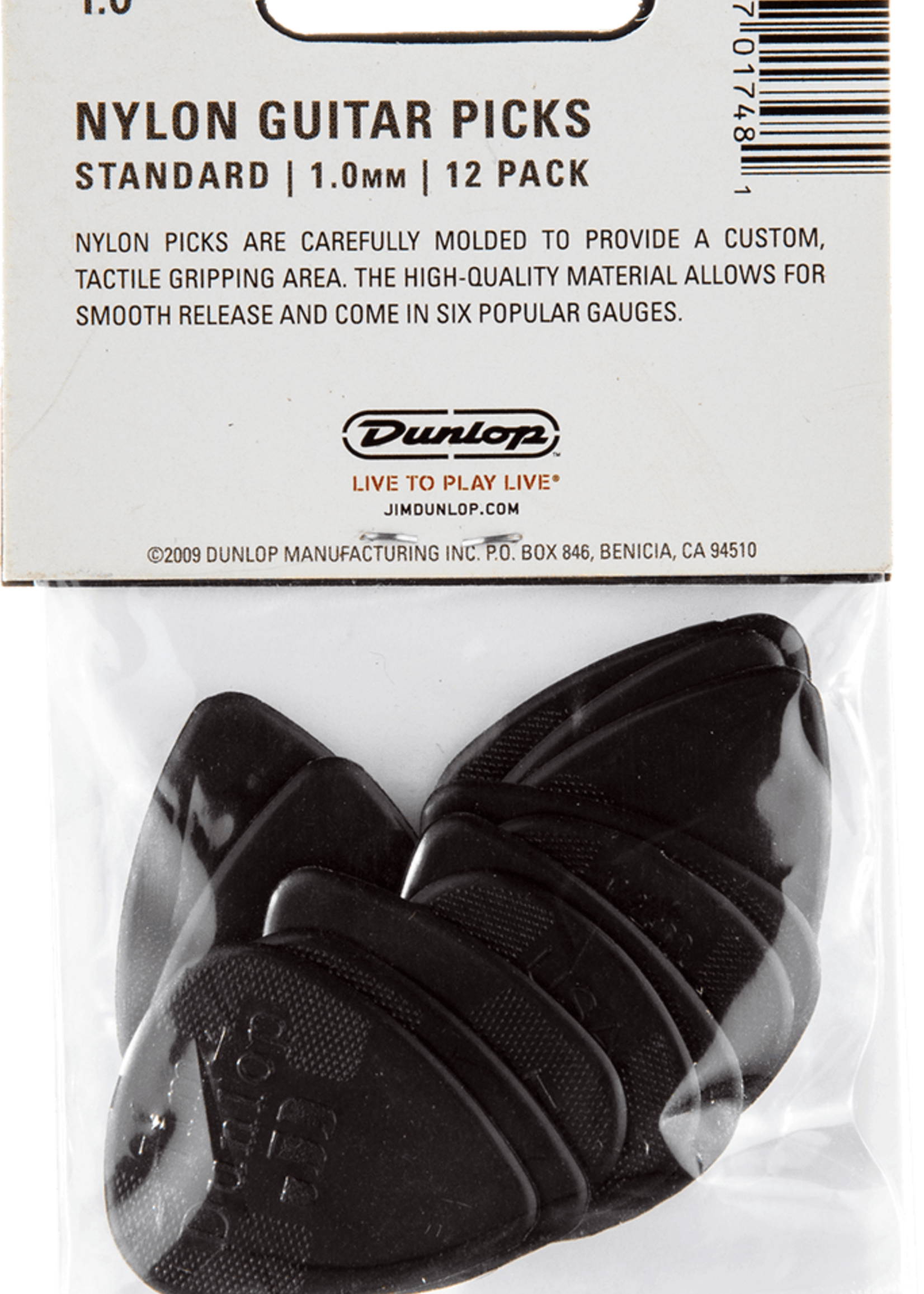 Dunlop Dunlop 44P100 Nylon Standard Player's Pack Plectrum 1.00 mm (12 stuks)