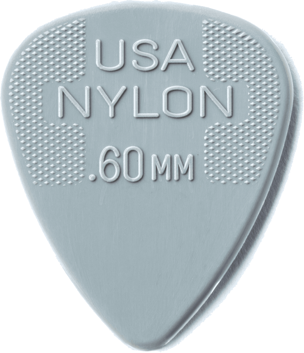 Dunlop 44P060 Nylon Standard Player's Pack Plectrum 0.60 mm (12 stuks)