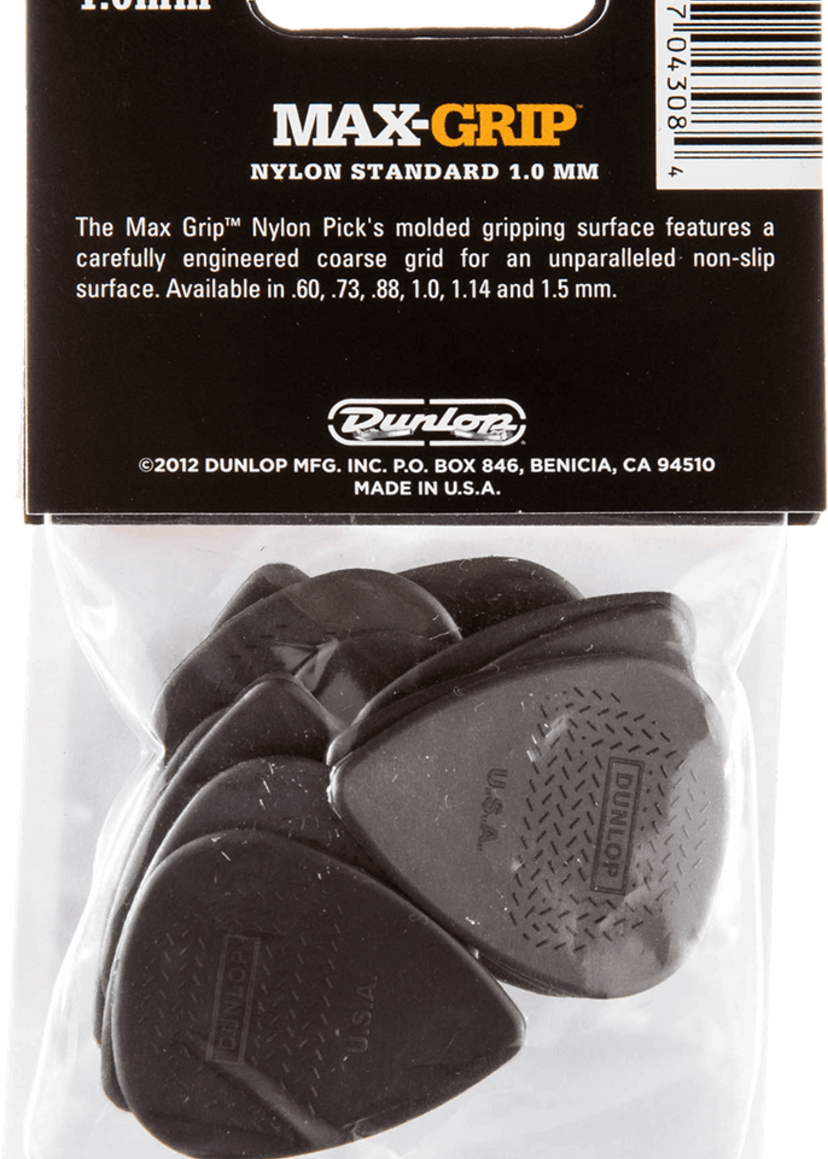 Dunlop Dunlop 449P100 Max Grip Standard Player's Pack Plectrum 1.00 mm (12 stuks)