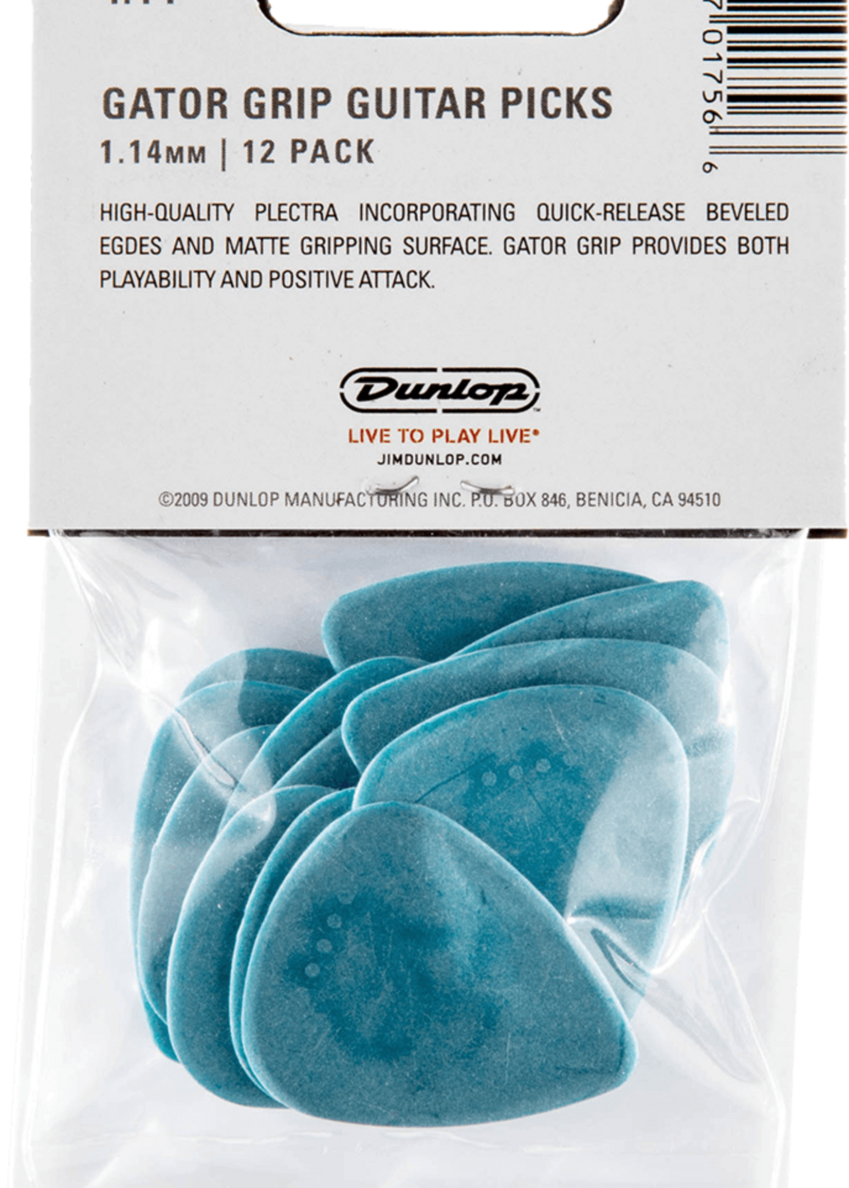 Dunlop Dunlop 417P114 Gator Grip Player's Pack Plectrum 1.14 mm (12 stuks)