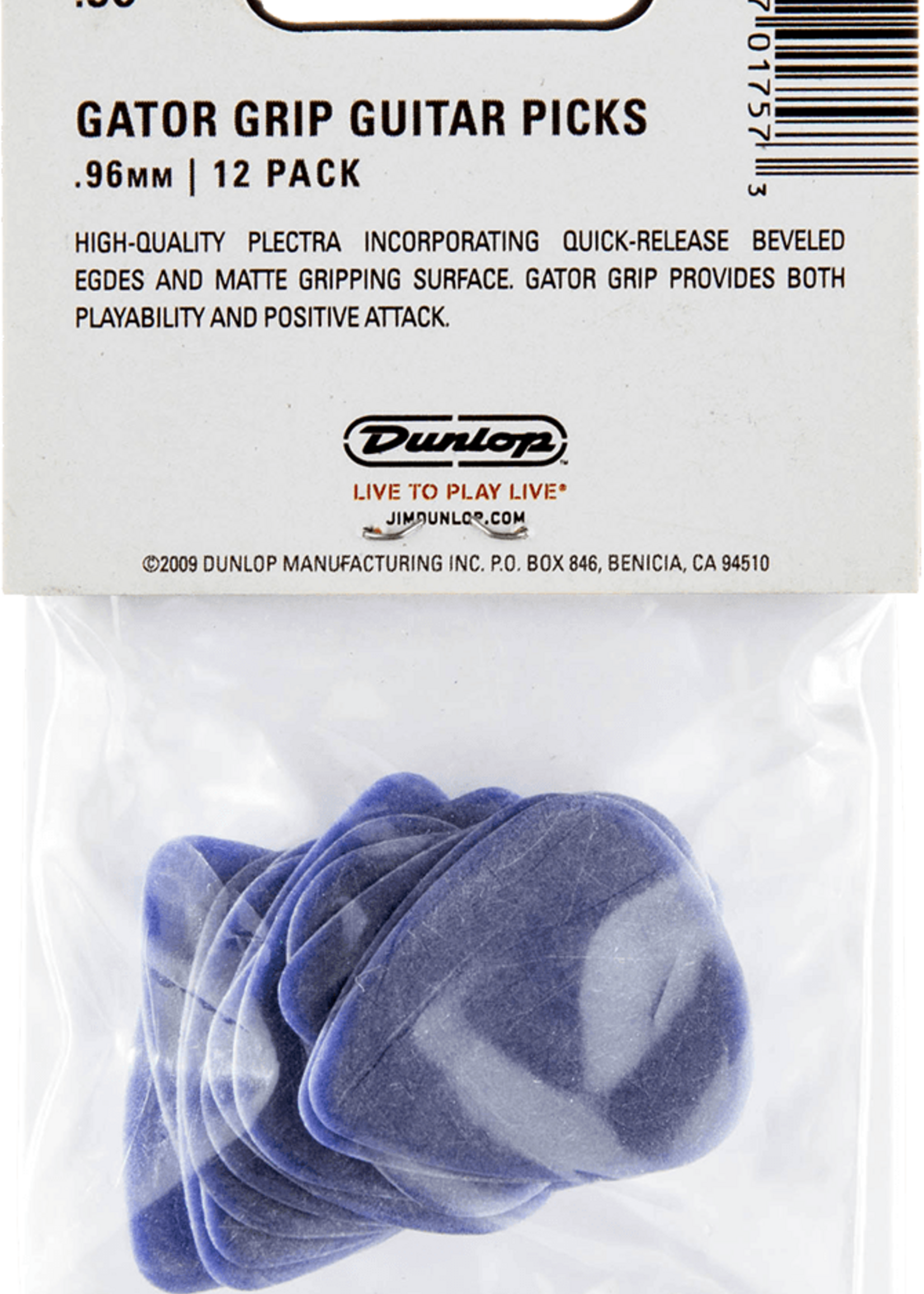 Dunlop Dunlop Gator Grip Plectrum 0.96 mm (12 stuks)