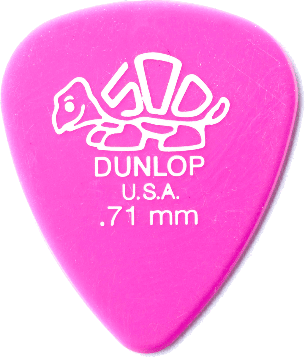 Dunlop 41R71 Delrin 500 Standard Player's Pack Plectrum 0.71 mm (12 stuks)