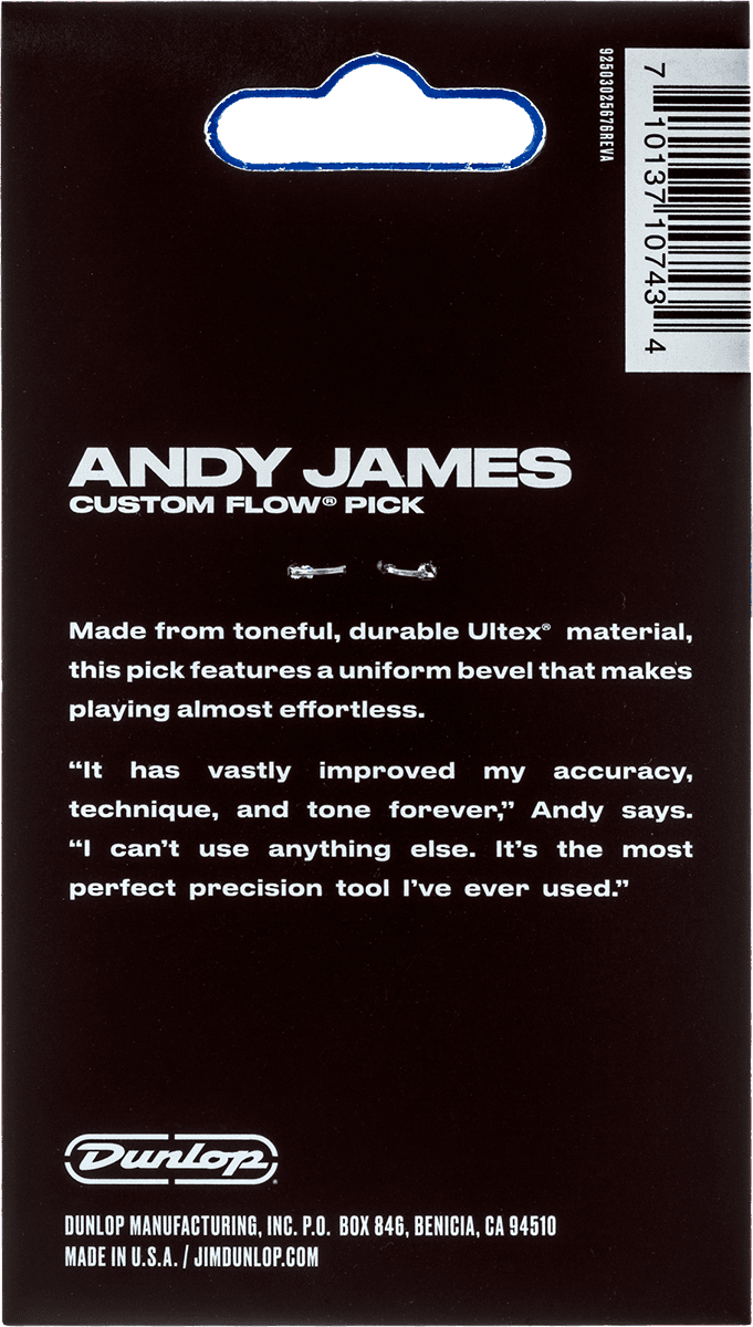Dunlop 549P200 Andy James Flow Custom Series Plectrum 2.00 mm