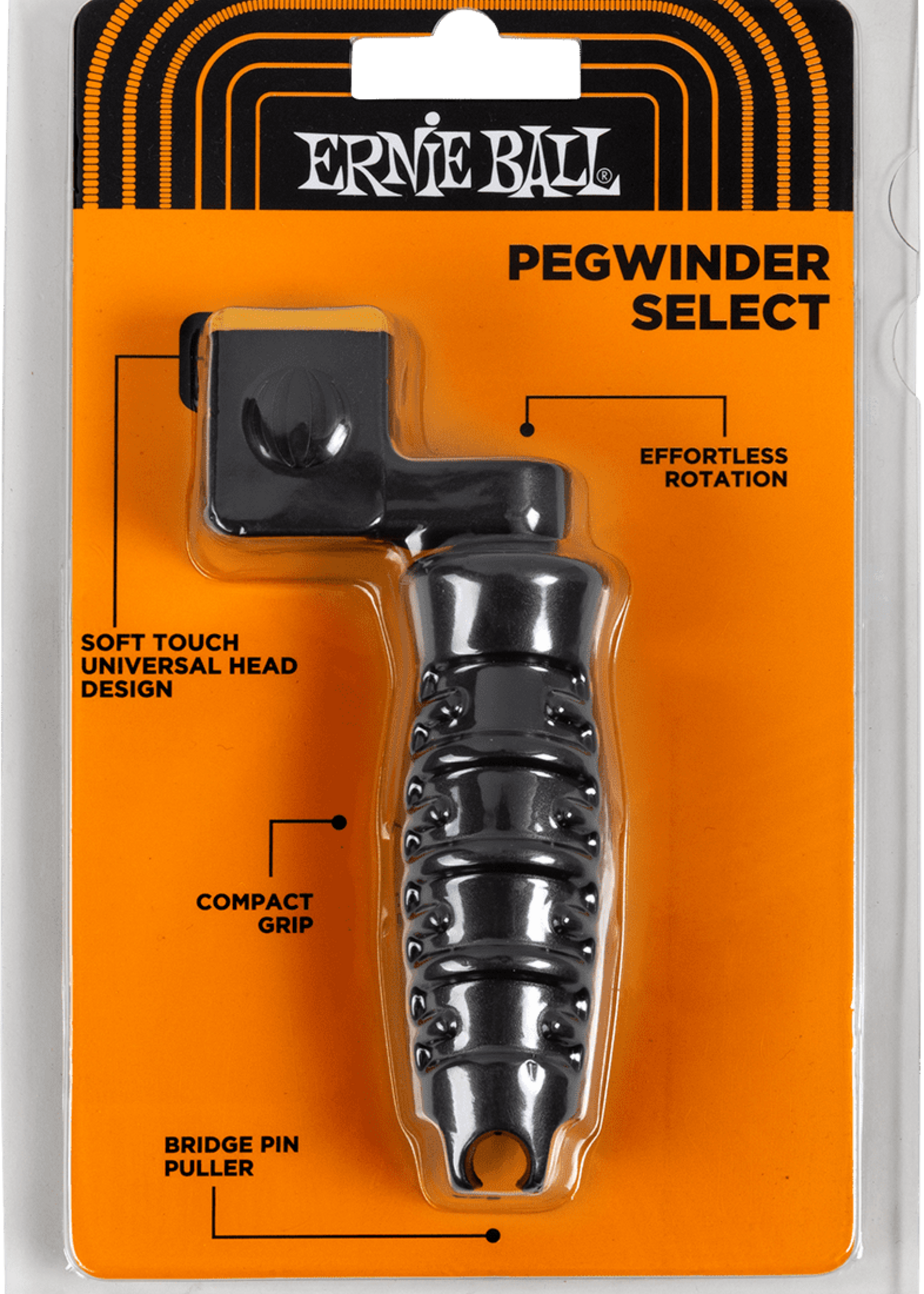 Ernie Ball Ernie Ball Pegwinder| Snarenwinder Gitaar met Bridgepin Puller (EB 9610)
