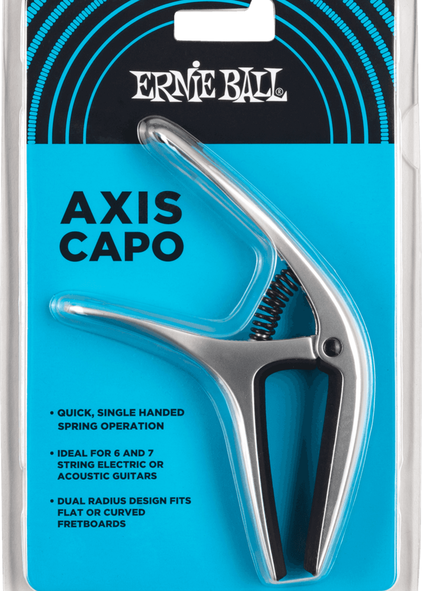 Ernie Ball Ernie Ball Axis Capo Zilver (EB 9601)