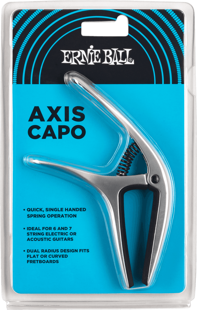 Ernie Ball Axis Capo Zilver (EB 9601)