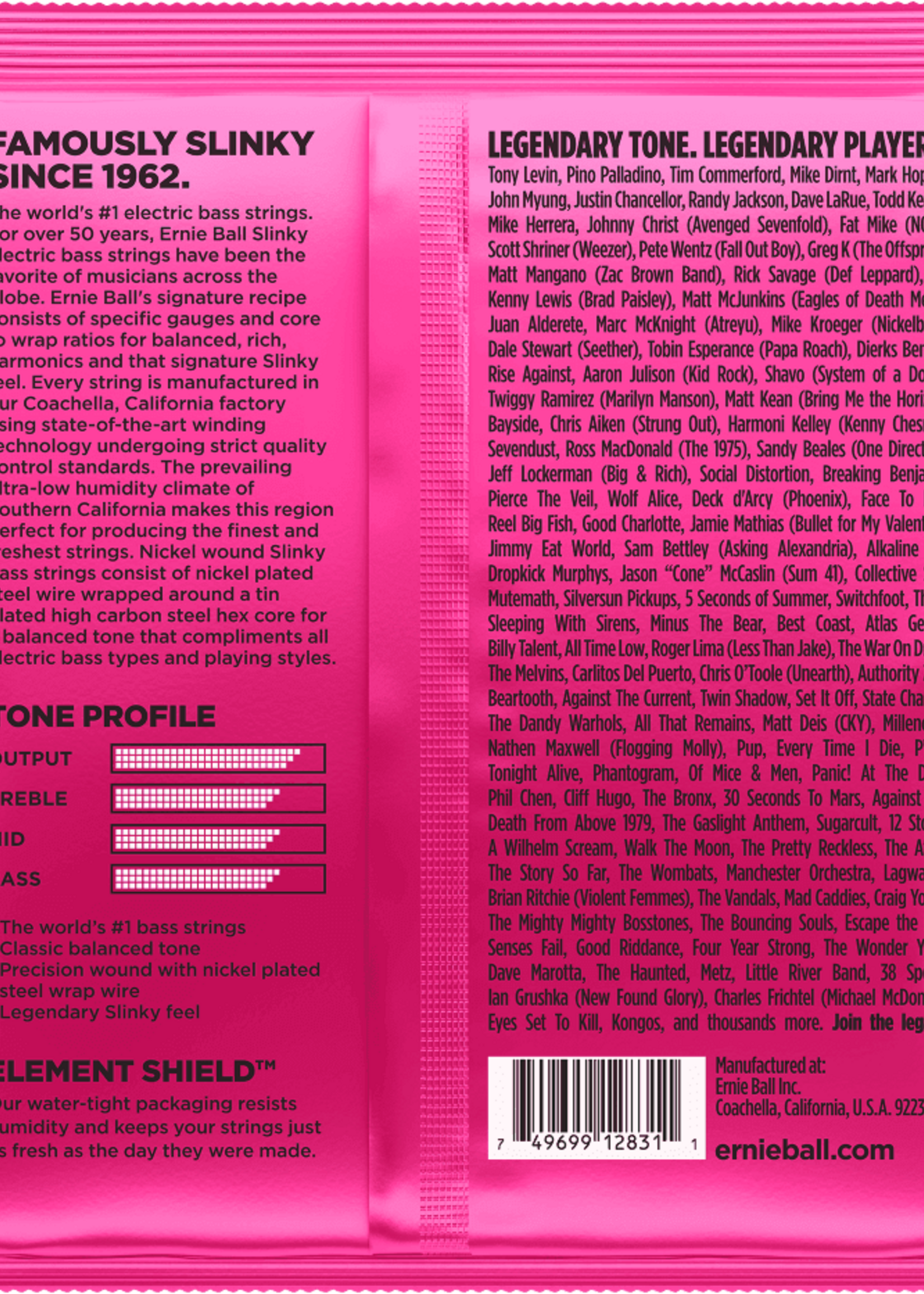 Ernie Ball Ernie Ball Super Slinky Bas Snaren 5-String 40-125 (EB 2824)