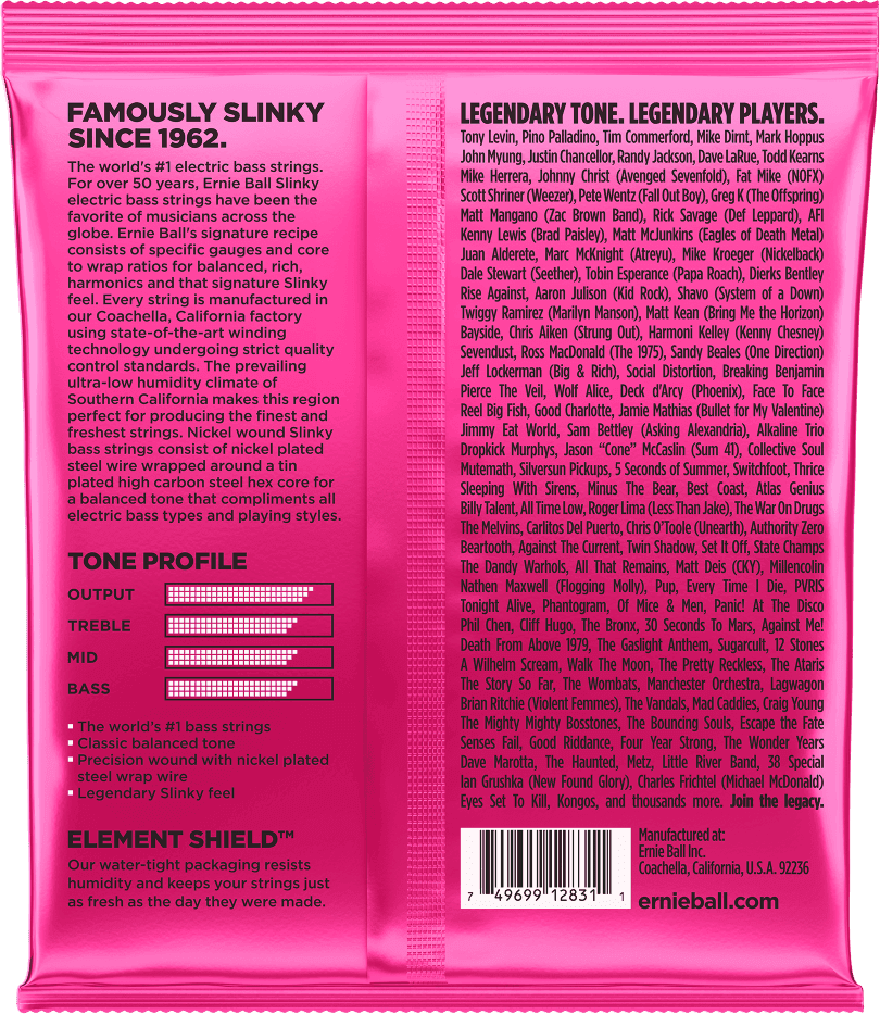 Ernie Ball Super Slinky Bas Snaren 5-String 40-125 (EB 2824)