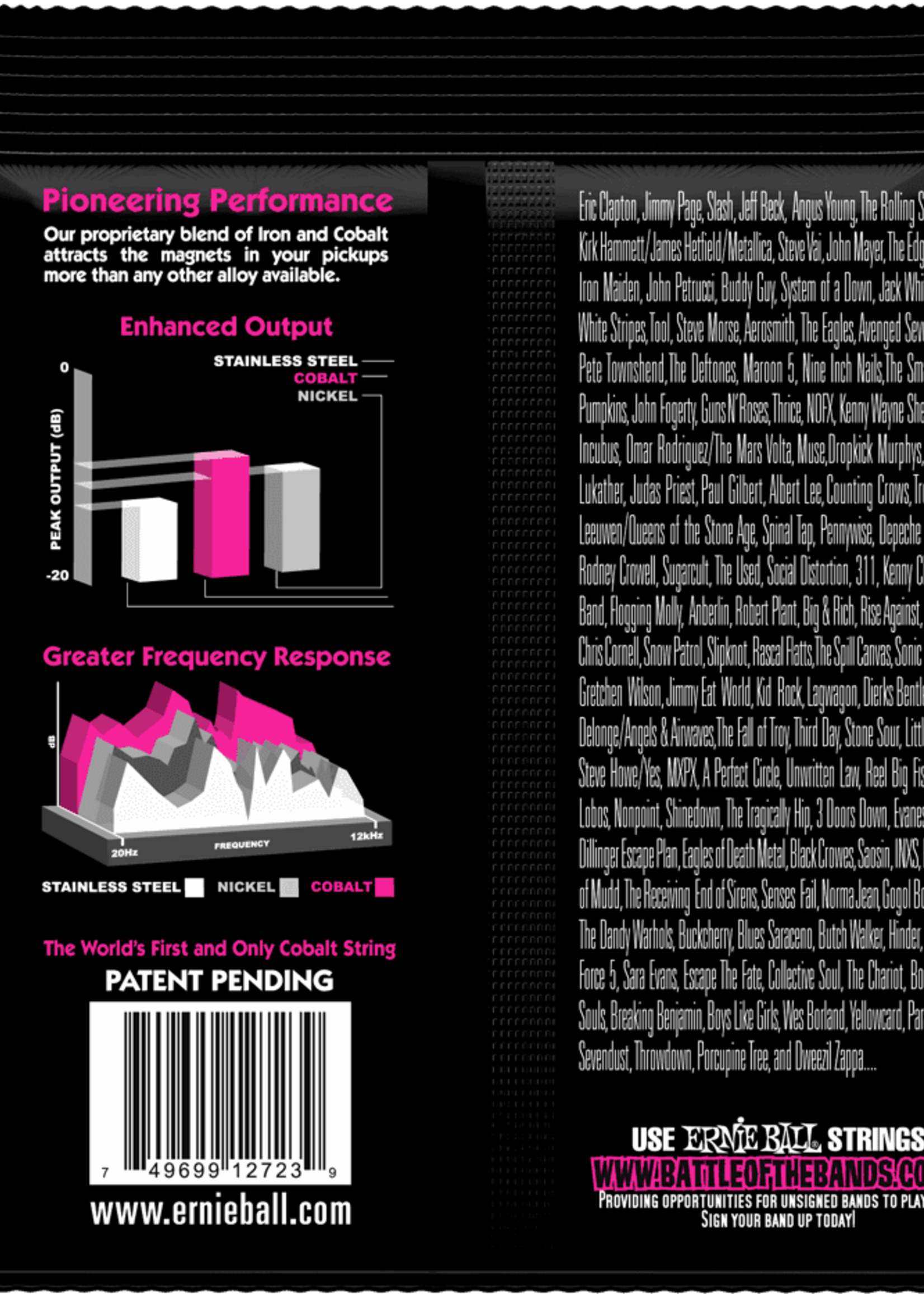 Ernie Ball Ernie Ball Super Slinky Cobalt Elektrische Gitaarsnaren 9-42 (EB2723)