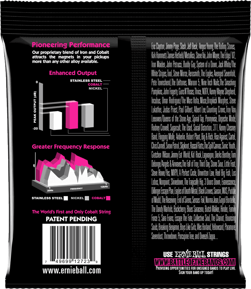 Ernie Ball Super Slinky Cobalt Elektrische Gitaarsnaren 9-42 (EB2723)