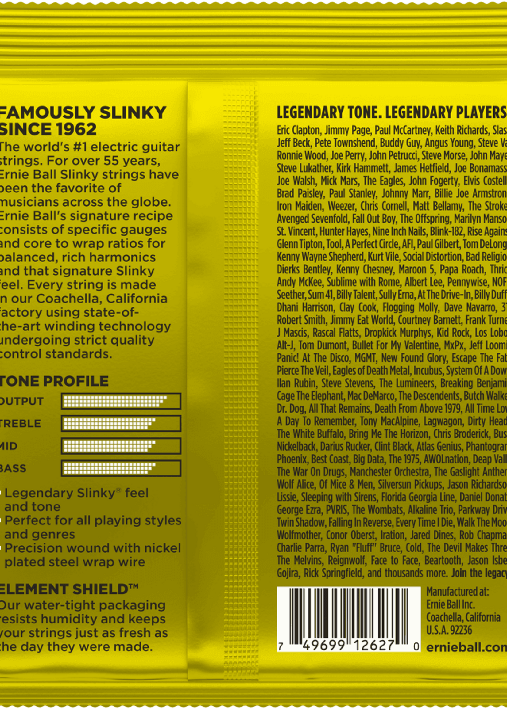 Ernie Ball Ernie Ball Beefy Slinky Elektrische Gitaarsnaren 11-54 (EB 2627)