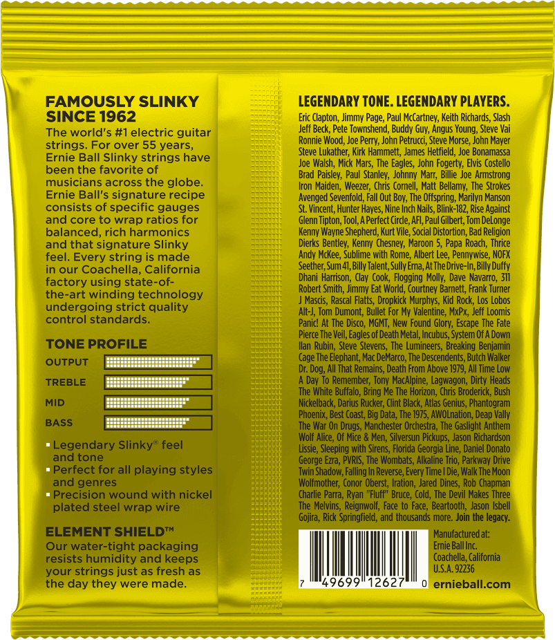 Ernie Ball Beefy Slinky Elektrische Gitaarsnaren 11-54 (EB 2627)