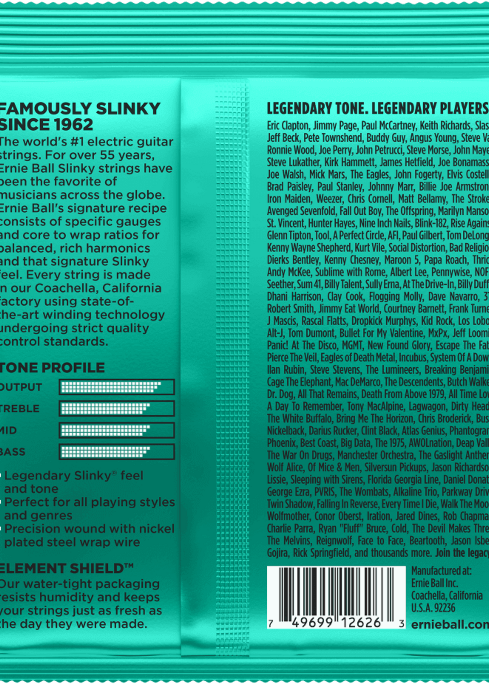 Ernie Ball Ernie Ball Not Even Slinky Elektrische Gitaarsnaren 12-56 (EB 2626)