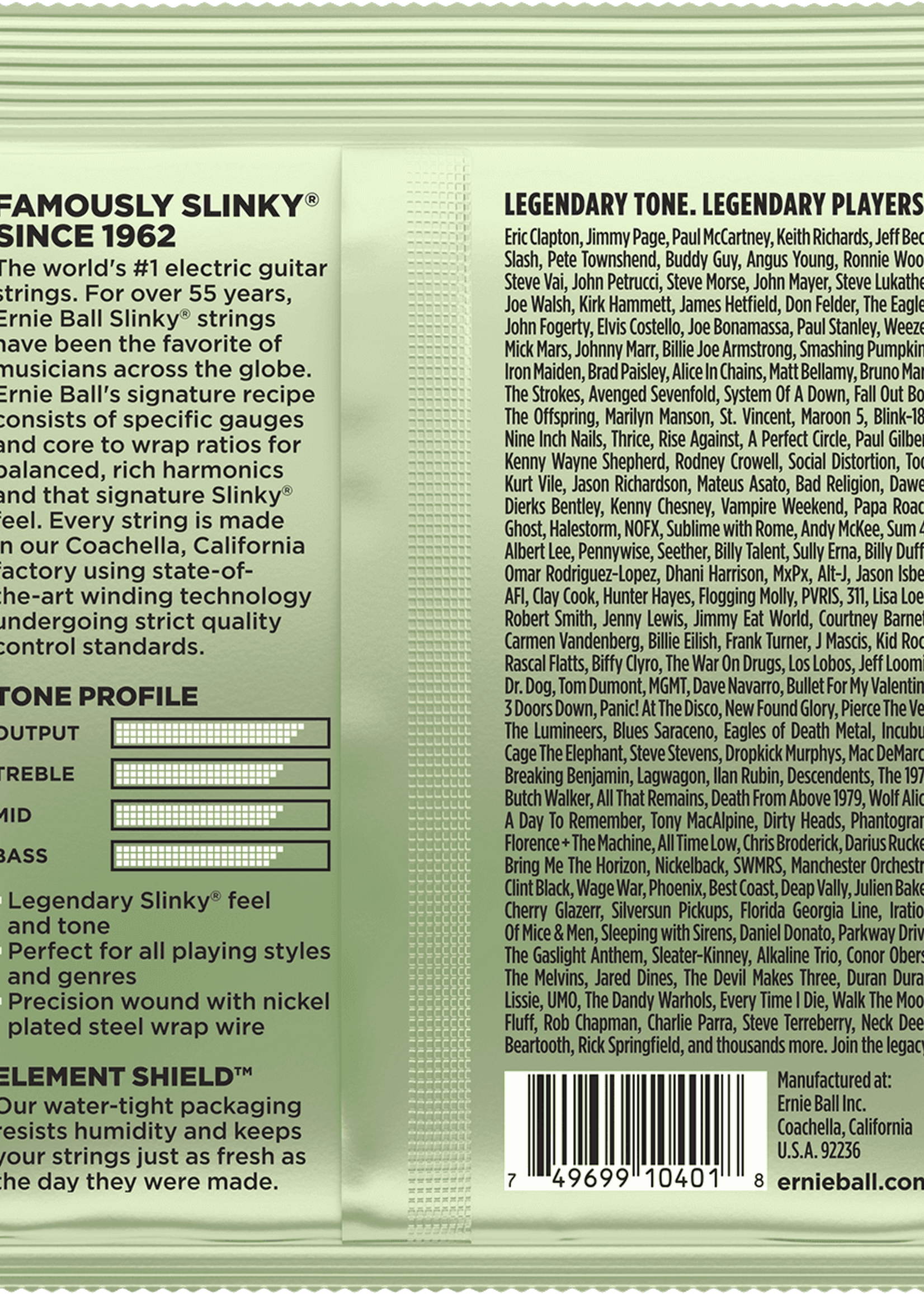 Ernie Ball Ernie Ball Regular Slinky Cobalt Elektrische Gitaarsnaren 10-46 (EB 2618)