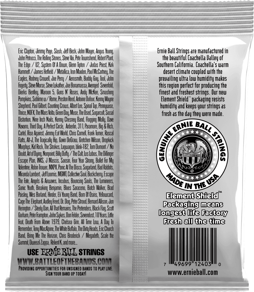 Ernie Ball Ernesto Palla Spaanse Gitaar Snaren Clear/Silver – Normale Spanning (EB 2403)