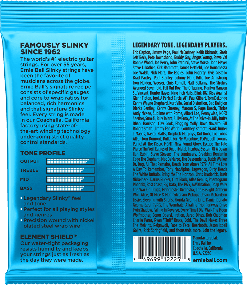 Ernie Ball Extra Slinky Elektrische Gitaarsnaren 8-38 (EB 2225)