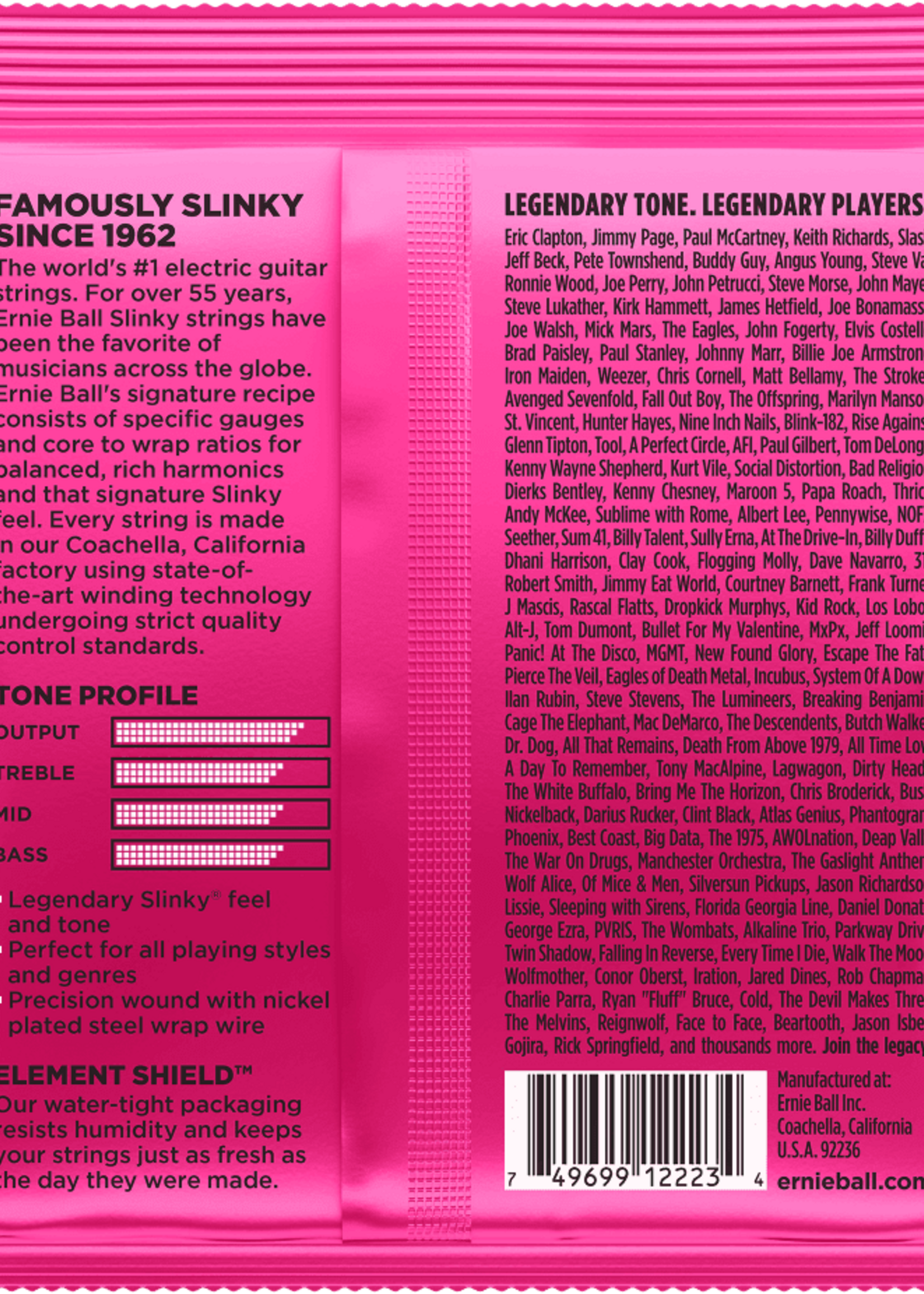 Ernie Ball Ernie Ball Super Slinky Elektrische Gitaarsnaren 9-42 (EB 2223)