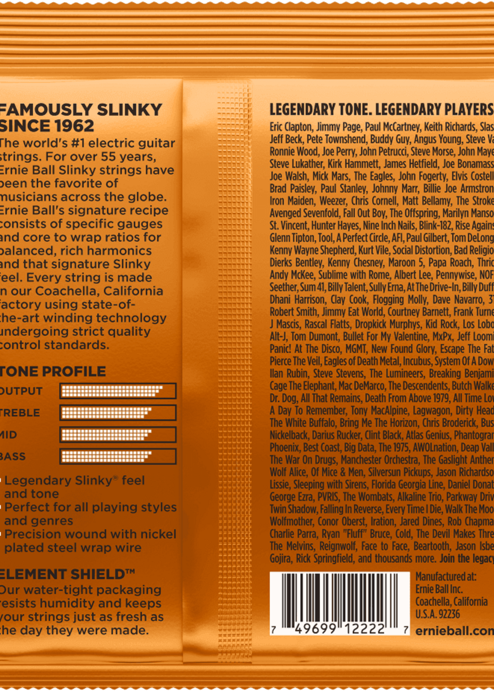 Ernie Ball Ernie Ball Hybrid Slinky Elektrische Gitaarsnaren 9-46 (EB 2222)