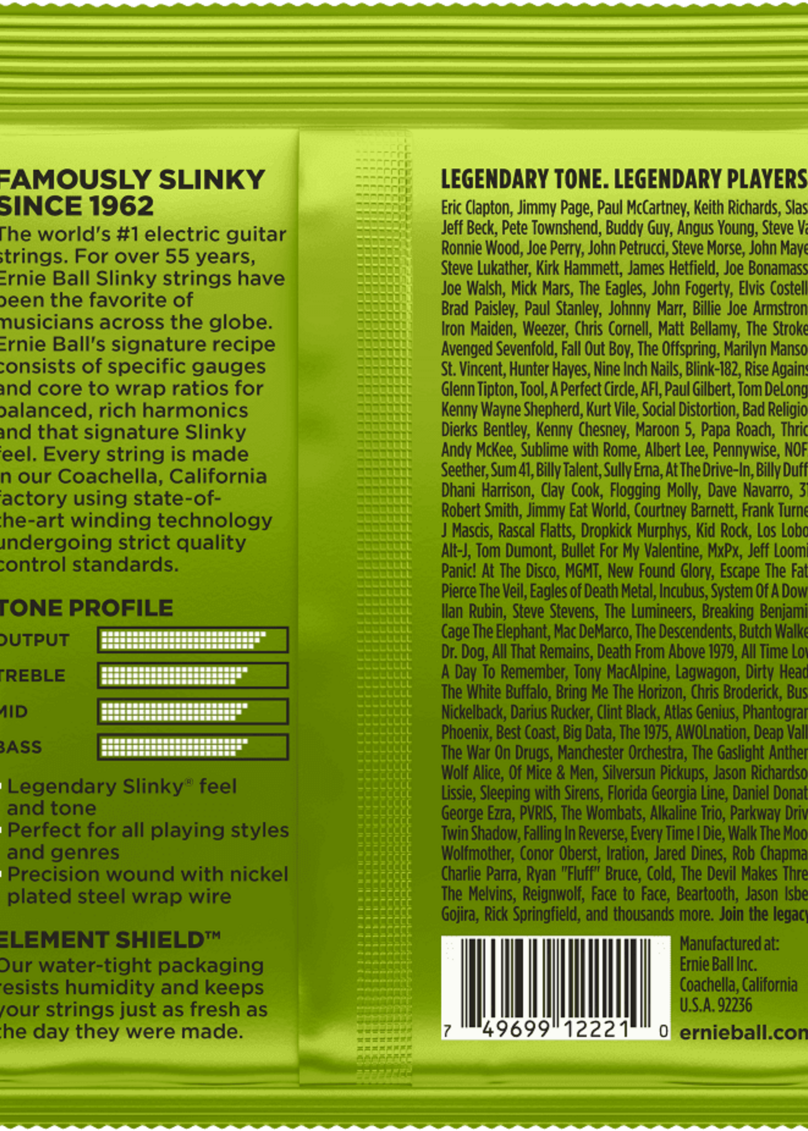 Ernie Ball Ernie Ball Regular Slinky Elektrische Gitaarsnaren 10-46 (EB 2221)