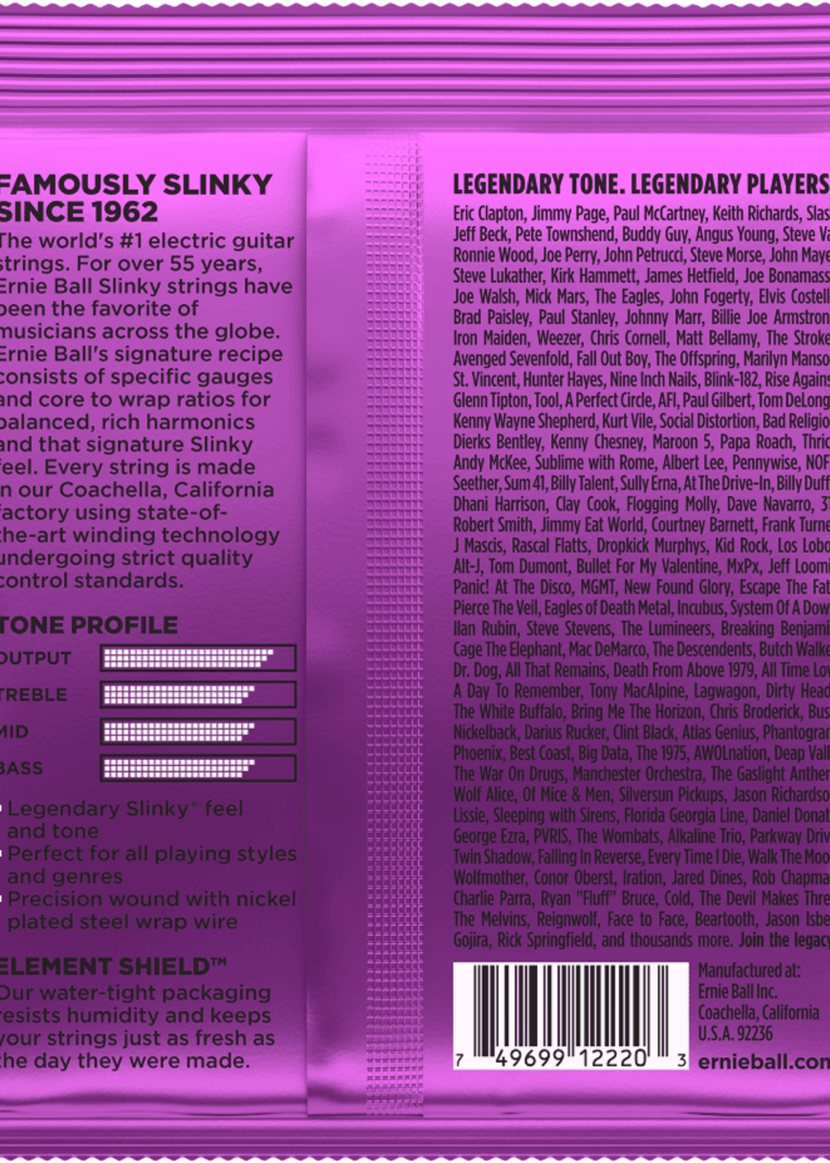 Ernie Ball Ernie Ball Power Slinky Elektrische Gitaarsnaren 11-48 (EB 2220)