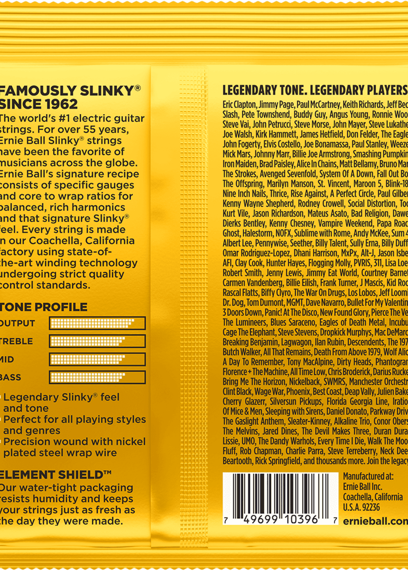 Ernie Ball Ernie Ball Skinny Top Beefy Bottom Slinky Elektrische Gitaarsnaren 10-54 (EB 2216)