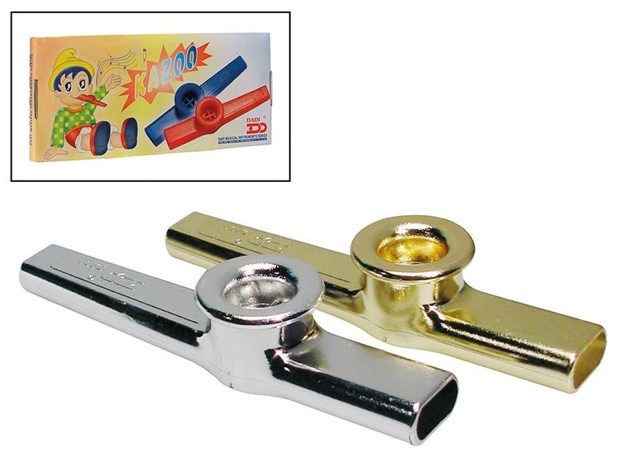 Kunststof Kazoo – Zilver/Goudkleurig