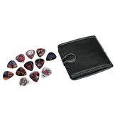 Boston Pick Wallet Zwart voor 12 plectrums
