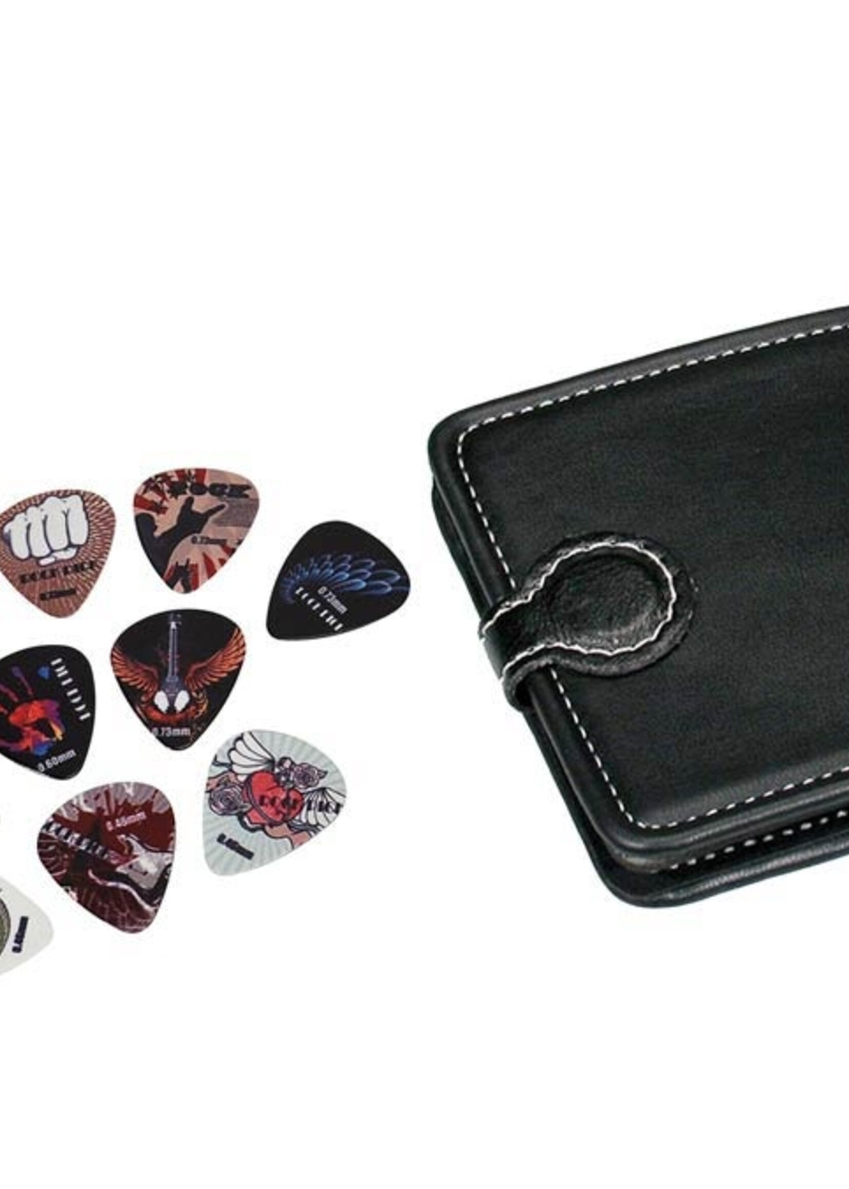 Boston Boston Pick Wallet Zwart voor 12 plectrums