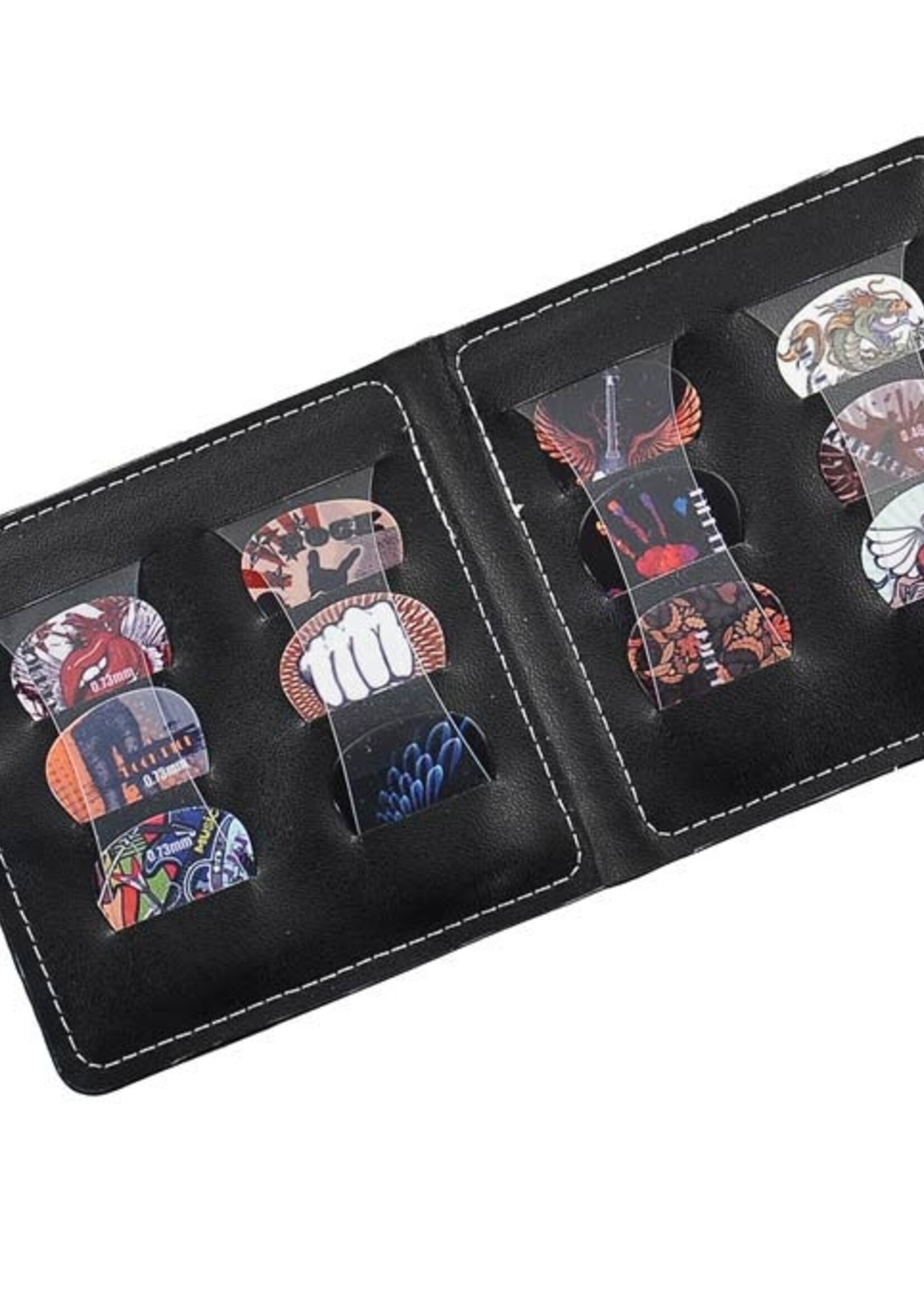 Boston Boston Pick Wallet Zwart voor 12 plectrums
