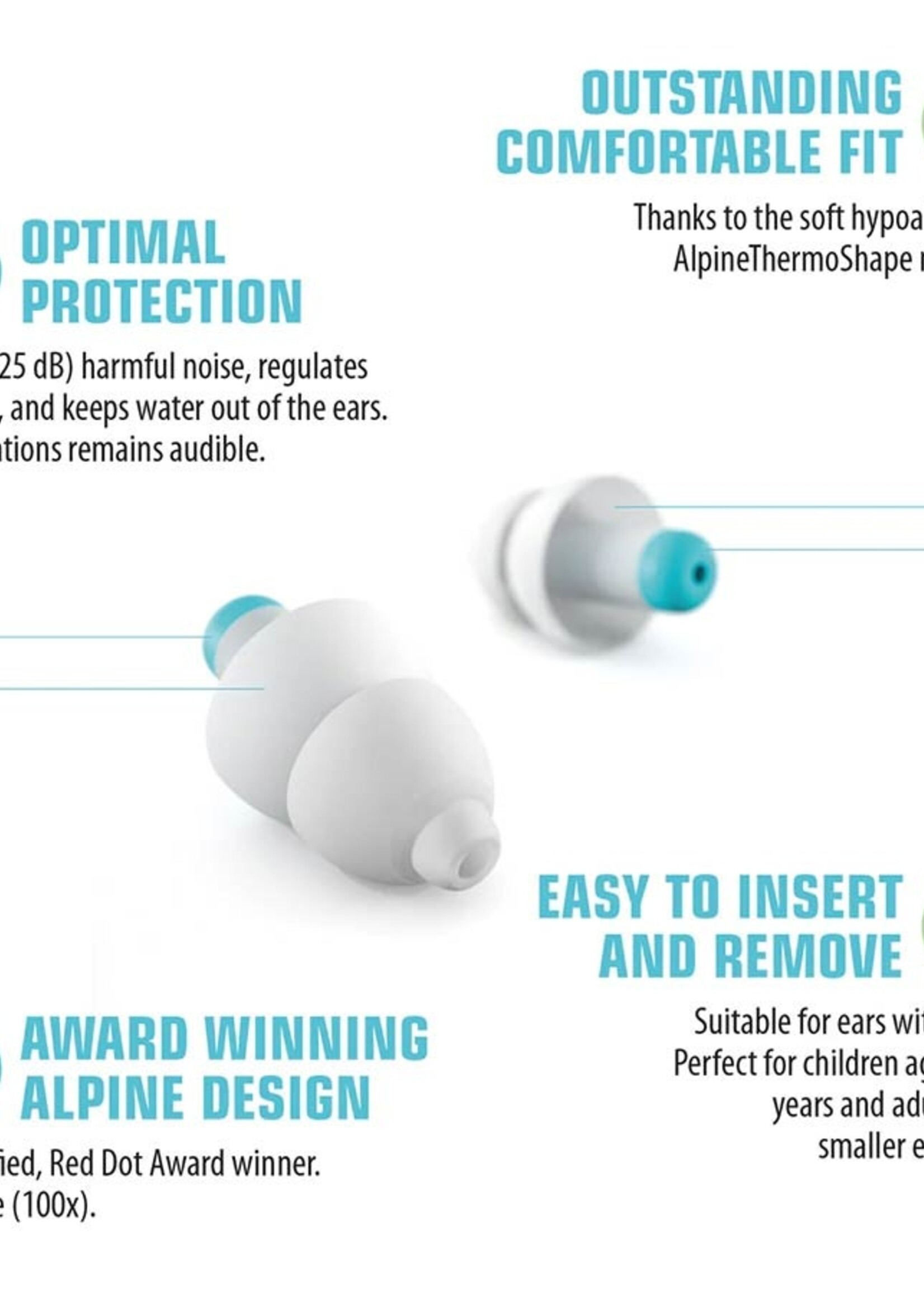 Alpine Alpine Pluggies Kids Oordoppen (3-12 jaar)