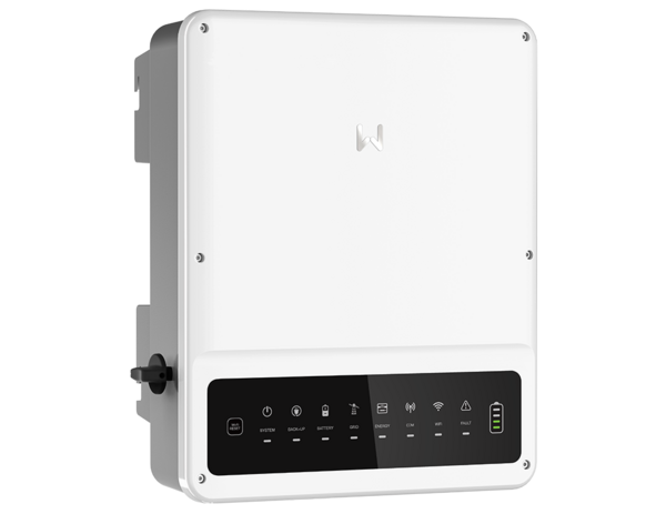 GoodWe GoodWe Omvormer 5000N-EH-BE, 1-Fase, 21.7A, 2 MPPT 2 IN, WIFI/LAN/BT, Hybride, HV, GM1000, 1x CT