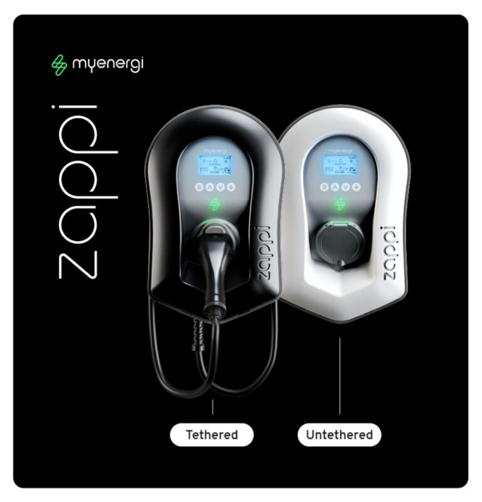 myenergi myenergi Zappi v2.1 - 2H22T Bekabeld 1PH/3PH Zwart myenergi myenergi Zappi v2.1 - 2H22T Bekabeld 1PH/3PH Zwart