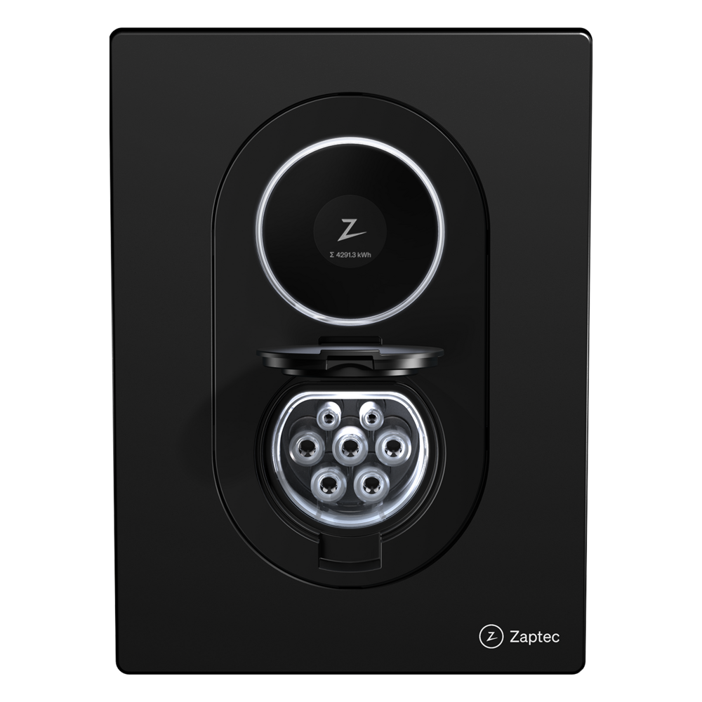 Zaptec Zaptec Go 2 laadpaal 22 kW met contactdoos en MID-meter Zaptec Zaptec Go 2 laadpaal 22 kW met contactdoos en MID-meter