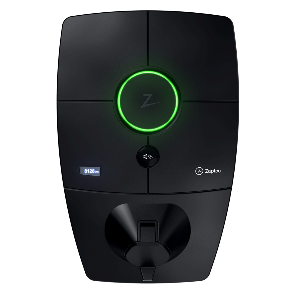 Zaptec Zaptec Pro laadpaal 22 kW met contactdoos, MID en backplate