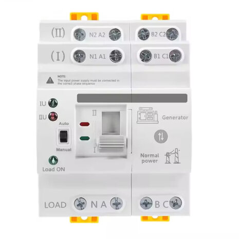 Bliq Accessoire ATS noodstroom schakelaar 4P 3-fase 63 A