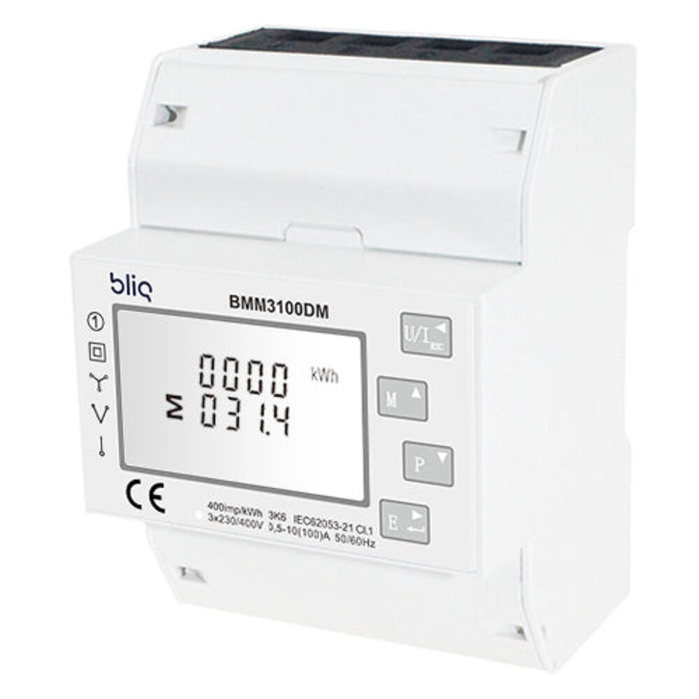 Bliq Accessoire Energiemeter BMM3100DM-MID 3-fase directe